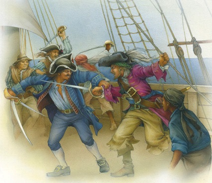 Pirates fighting