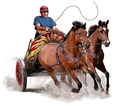 Roman chariot illustration
