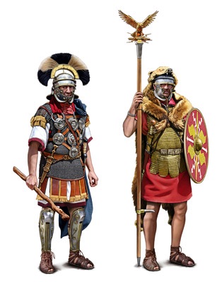 Roman soldiers