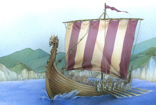 Viking longboat